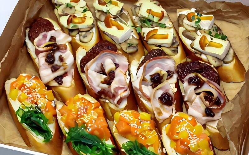 Бокс Delicious  с брускеттами  maxi