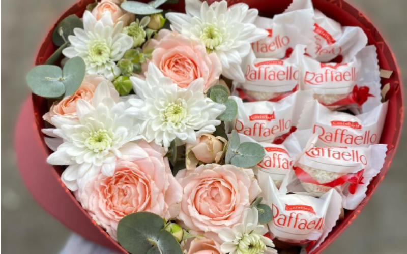 Цветочная валентинка