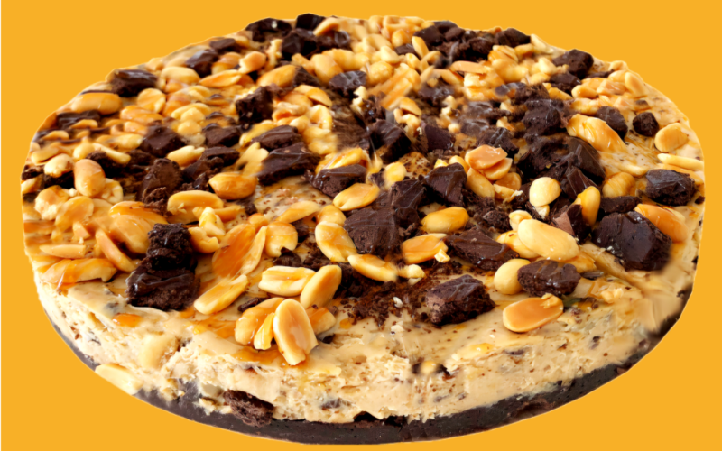 Чизкейк карамельный с арахисом