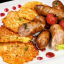 Драники с деревенскими колбасками