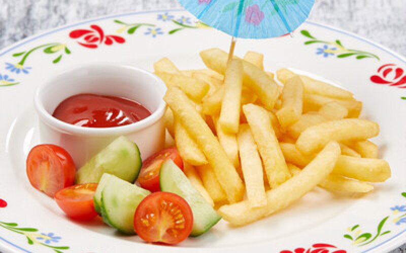 Картофель фри с соусом