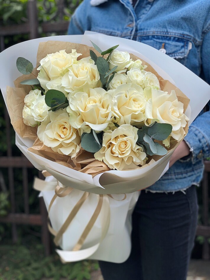 Букет 253 с французской розой