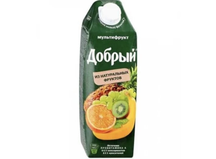 Добрый нектар мультифруктовый 1л