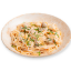 Паста с цыпленком, грибами и трюфельным соусом