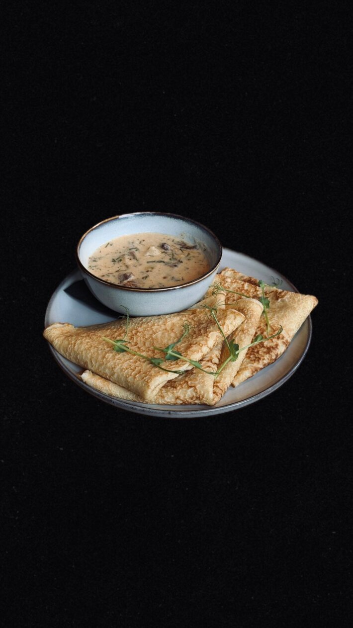 Блины с мочанкой по-деревенски