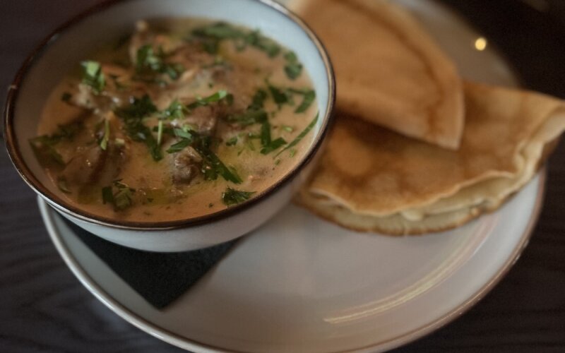 Блины с мочанкой по-деревенски
