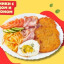 Драники с беконом и яйцом
