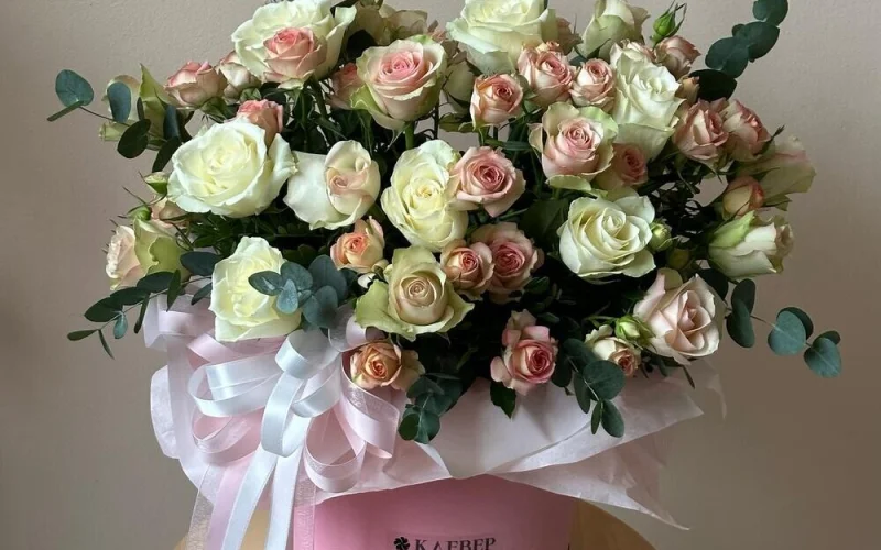 Цветы в коробке