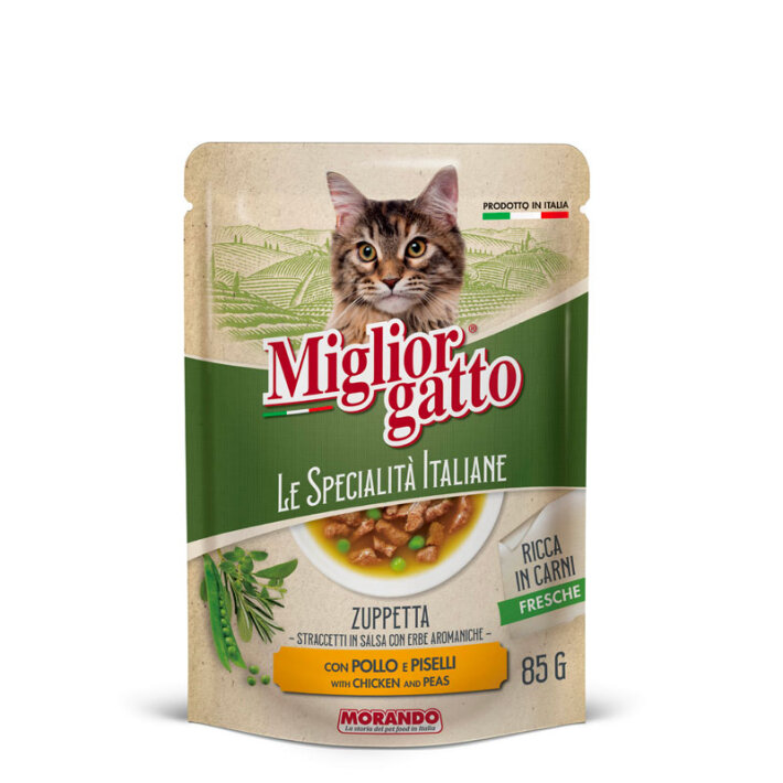 Miglior gatto Le Specialità Italiane (говядина, горох, морковь), 85 гр
