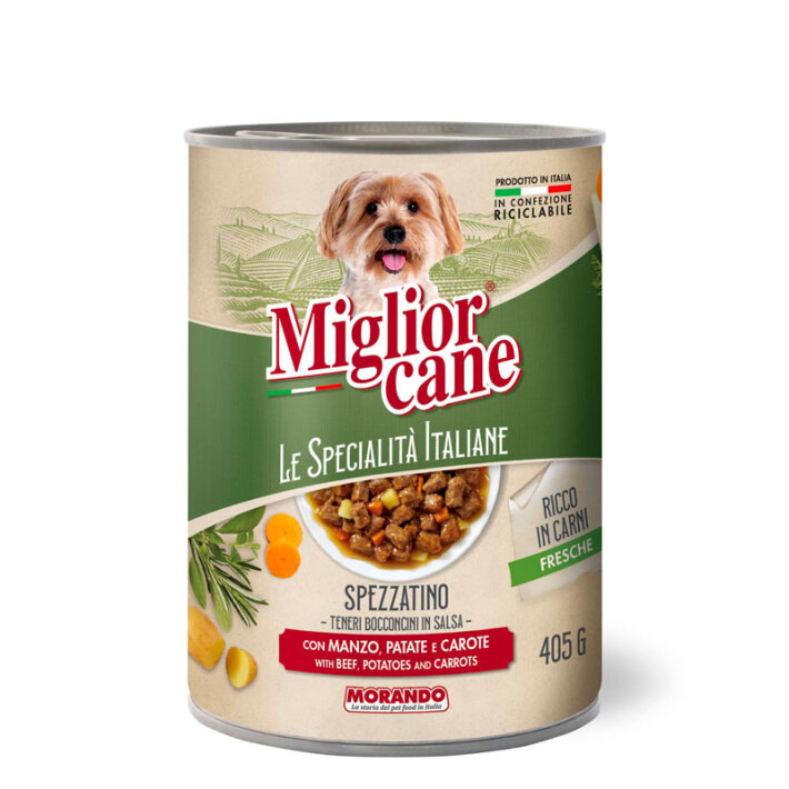 Miglior cane (говядина, картофель, морковь), 405 гр