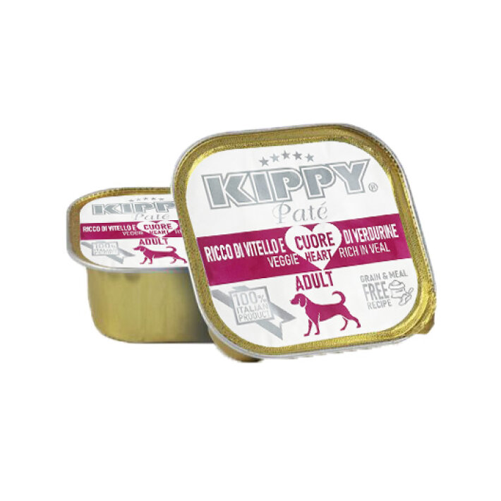 Kippy Dog паштет с телятиной и овощами, 150 гр*11 шт