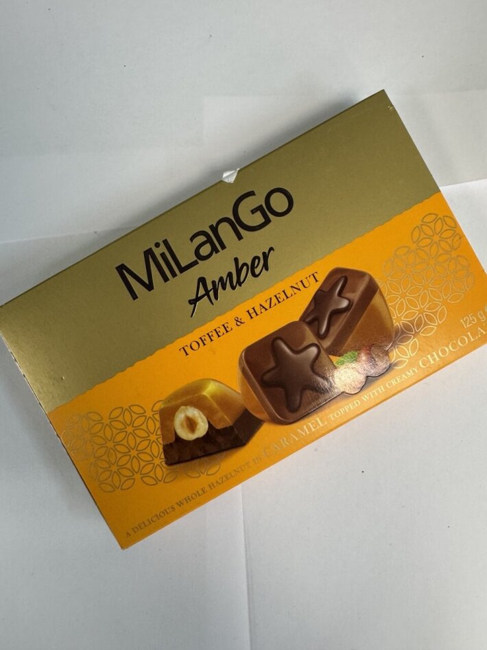 Конфеты «MiLanGo Amber» toffee&hazelnut