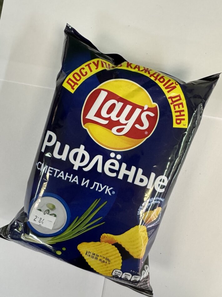 Чипсы «Lay’s» Сметана и лук