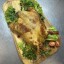 Цыпленок, фаршированный гречкой и грибами