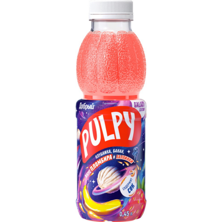 Напиток сокосодержащий «Добрый Pulpy» Пломбир, 0,45л