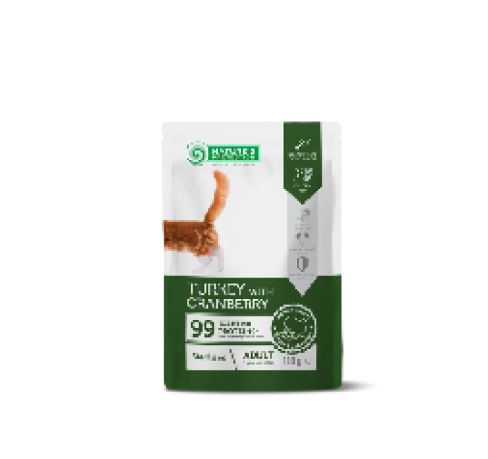 Nature's Protection Sterilized (индейка,клюква), 100 гр*22 шт