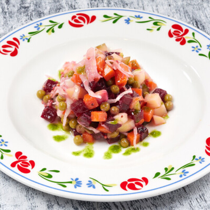 Винегрет с капустой