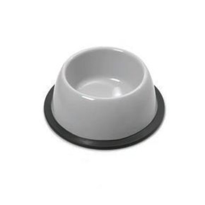 Миска круглая Georplast для домашнего питомца Silver  22 x 5,5 h with anti-slide