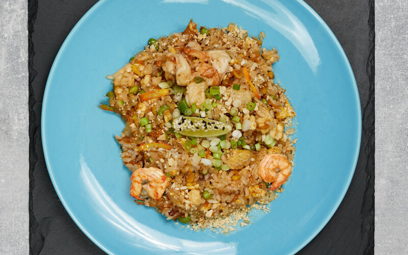 Wok «Рис с креветками по-азиатски»