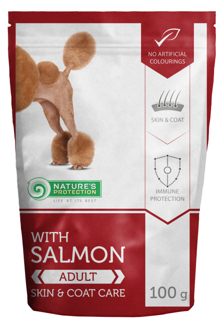 Nature's Protection Adult с лососем, 100 гр*12 шт