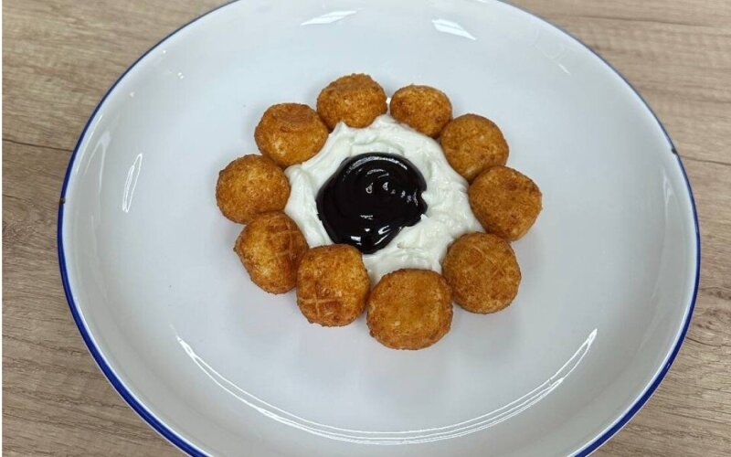 Творожные пончики синабон