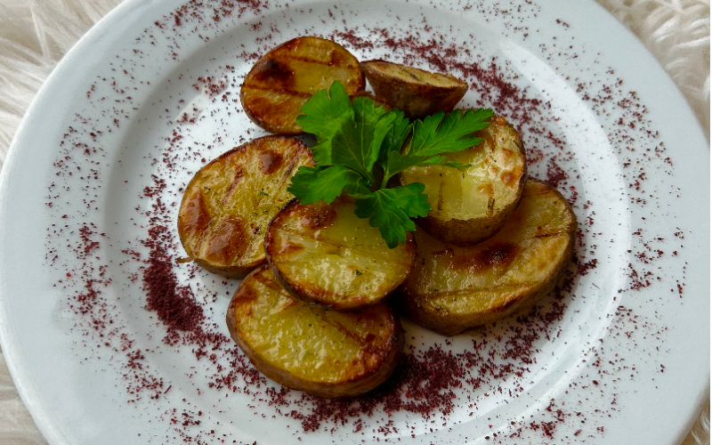 Картофель на мангале