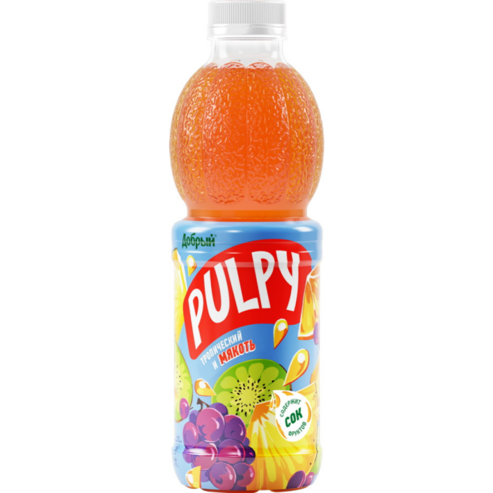 Напиток сокосодержащий «Добрый Pulpy» Вишня, 0,45л