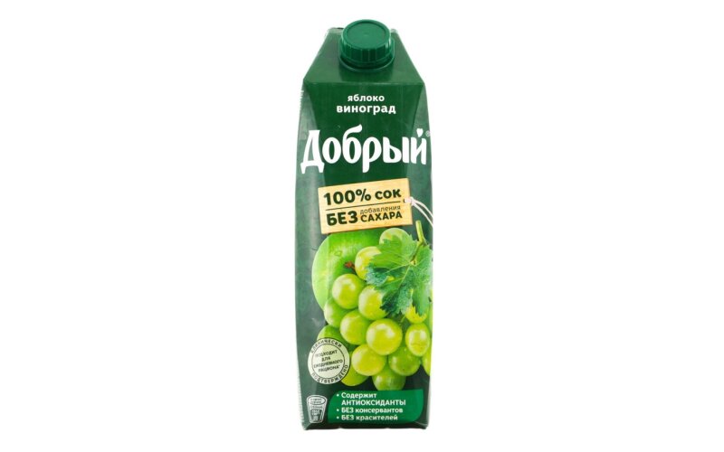 Сок яблоко-виноград