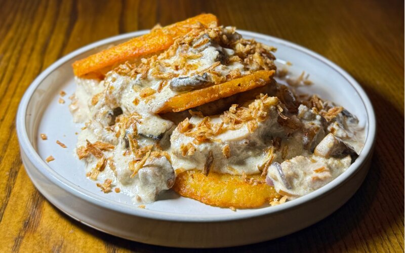 Драники с курицей