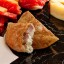 Чебурек с красной рыбой и сыром