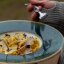 Домашняя паста на желтках с вяленым мясом
