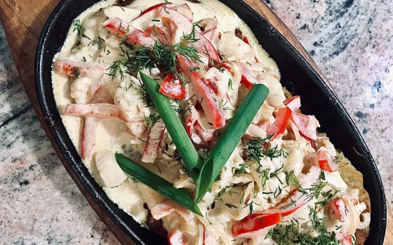 Драники с курицей