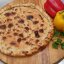 Пирог с говядиной, курицей и сладким перцем