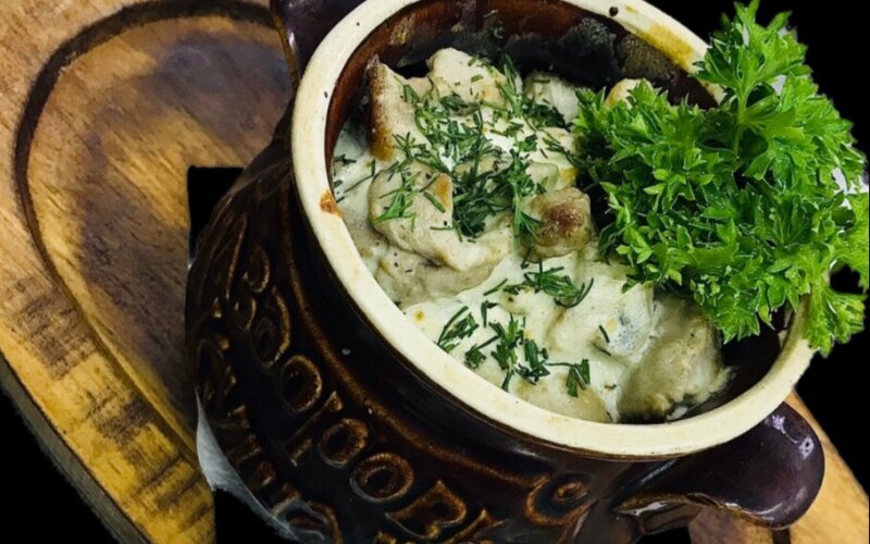 Драники в горшочке