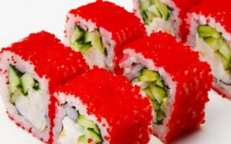 Ролл «Калифорния с креветкой»