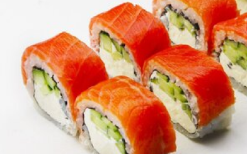 Ролл «Сяке темпура»