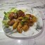 Шашлык свиной с гарниром