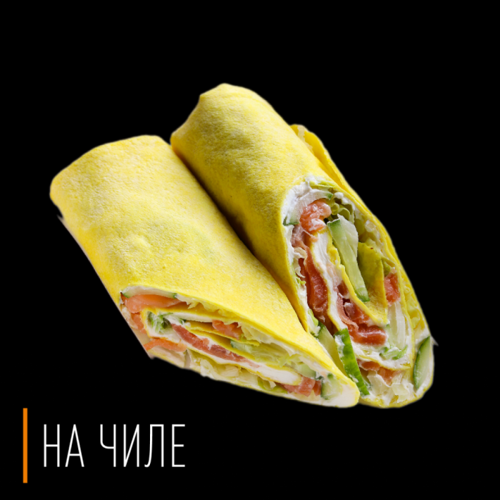 Шаурма с лососем