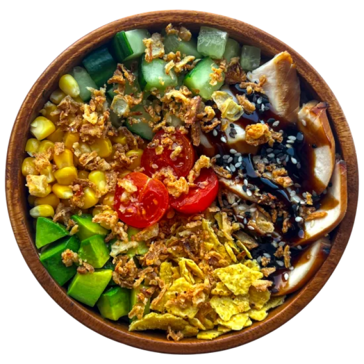 Поке с курицей