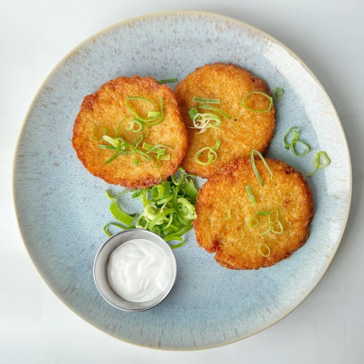 Драники  со сметаной