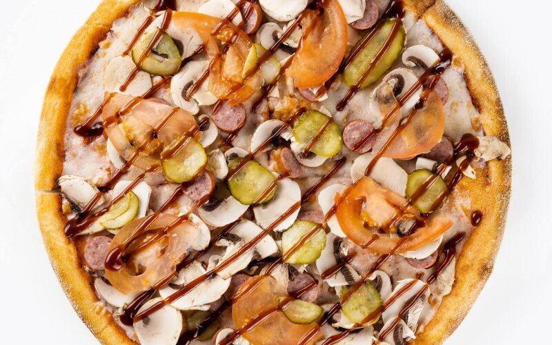 Пицца «Барбекю с колбасками»