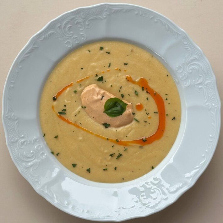 Сицилийский рыбный крем-суп