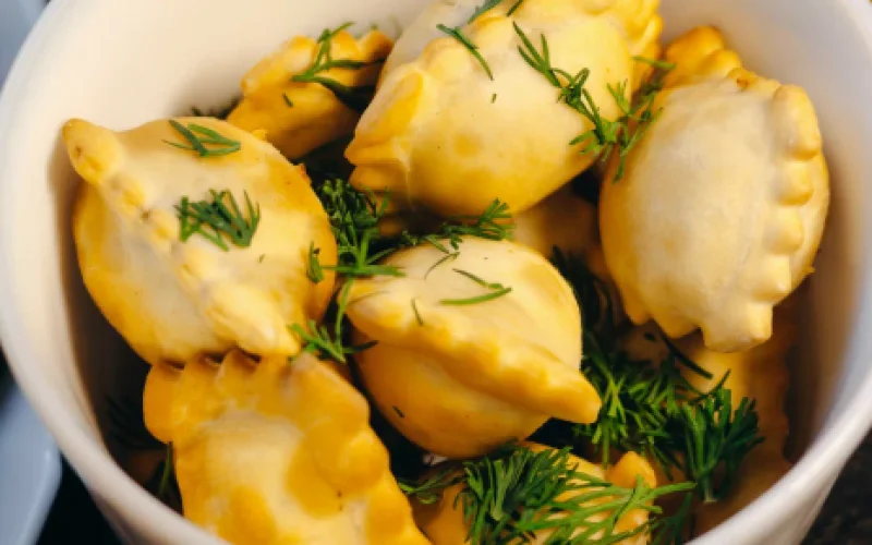 Пельмени жареные