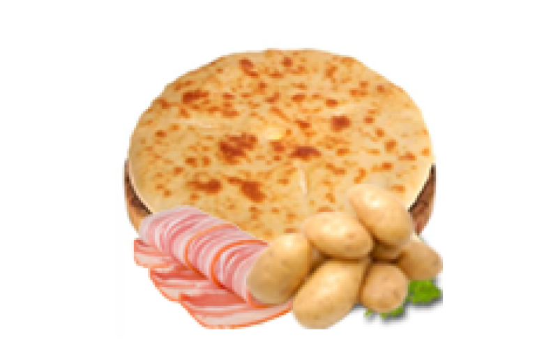 ЗАКРЫТЫЙ ПИРОГ С ВЕТЧИНОЙ И КАРТОФЕЛЕМ