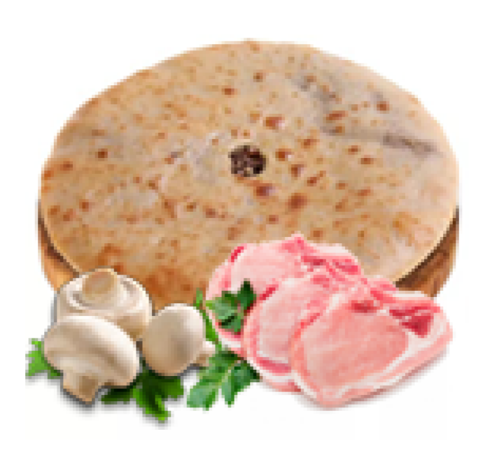 ЗАКРЫТЫЙ ПИРОГ  МЯСНОЙ С ГРИБАМИ