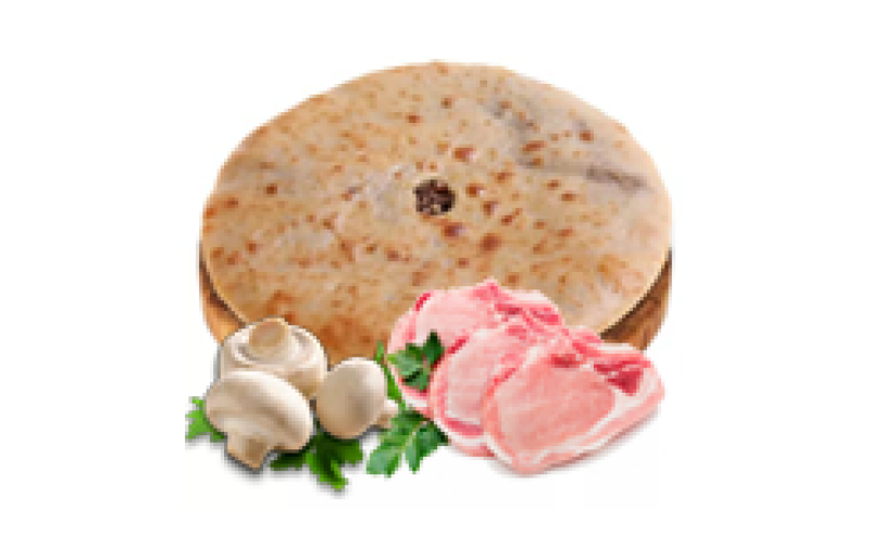 ЗАКРЫТЫЙ ПИРОГ  МЯСНОЙ С ГРИБАМИ