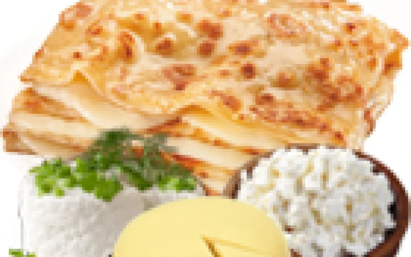 ХАЧАПУРИ С ТВОРОГОМ И СУЛУГУНИ