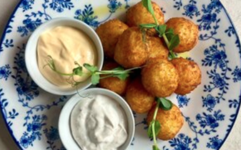 Клецки жареные