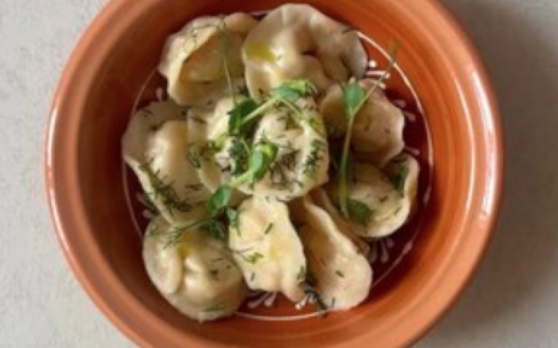 Пельмени со свининой и курицей