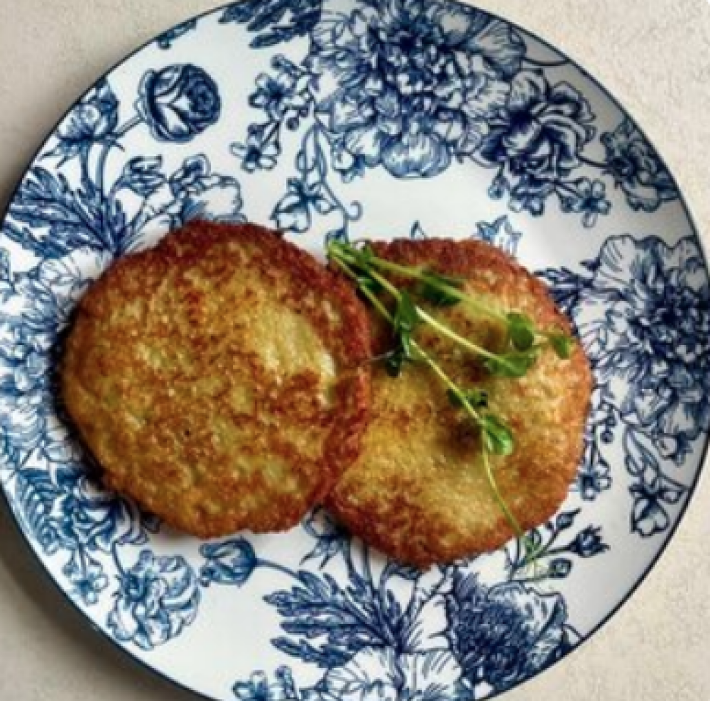Драники фаршированные с курицей и грибами